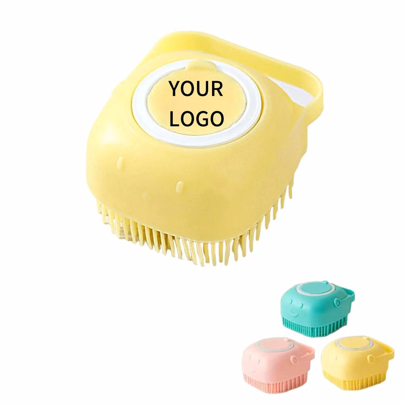 Soft Silicone Grooming Brush for Pet Care