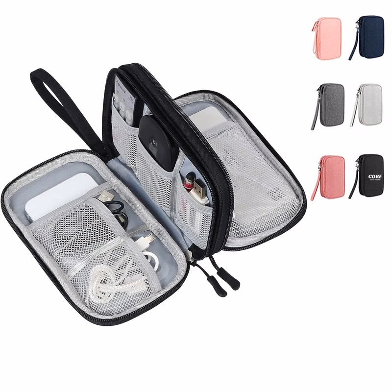 Travel Cable Organizer Bag for Cable,Cord,Charger,Earphone