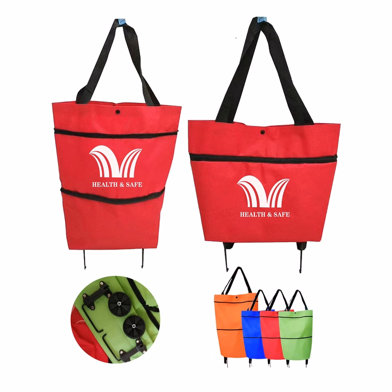 Foldable Wheel Shopping Bag
