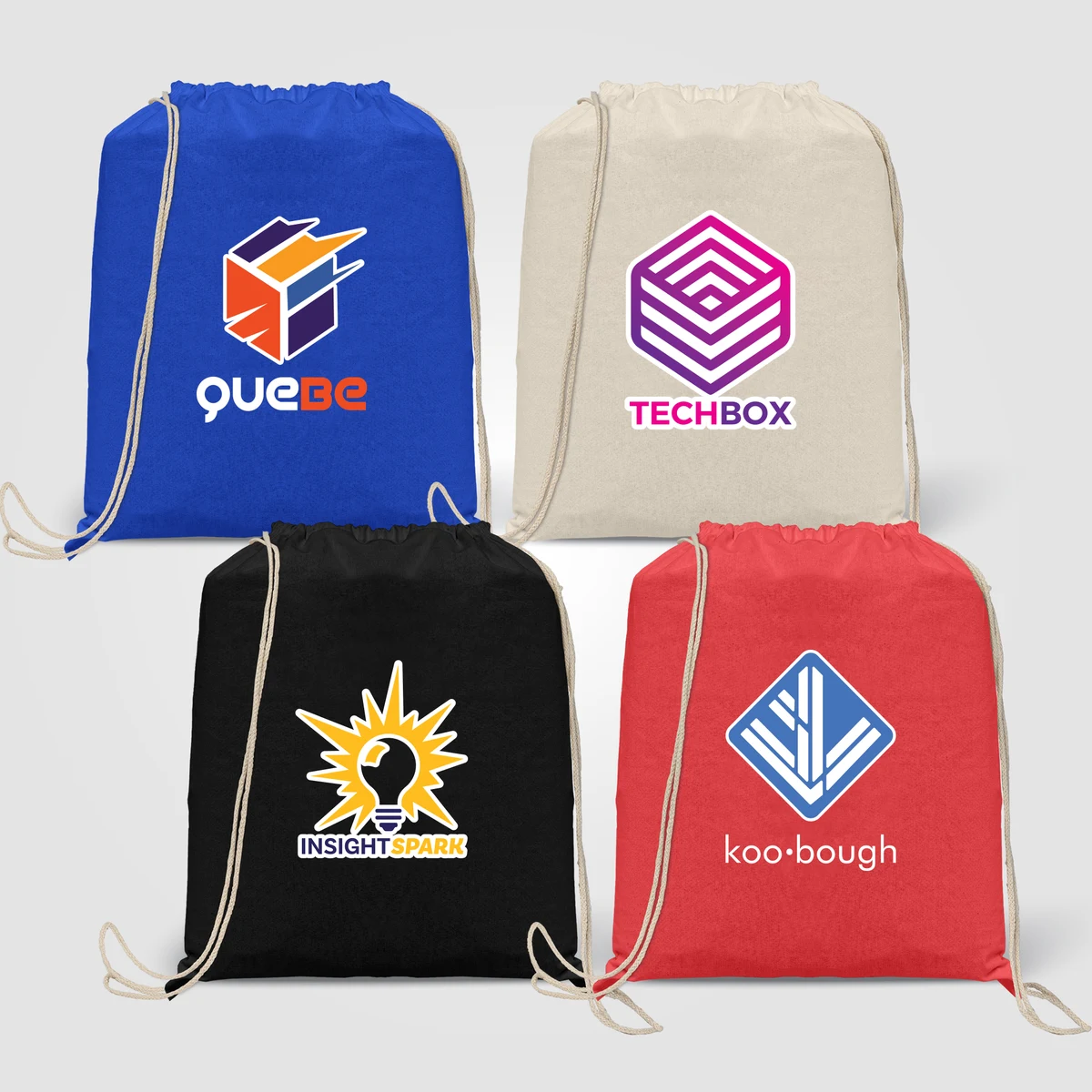 Java - 5 oz. Cotton Drawstring Backpack 1