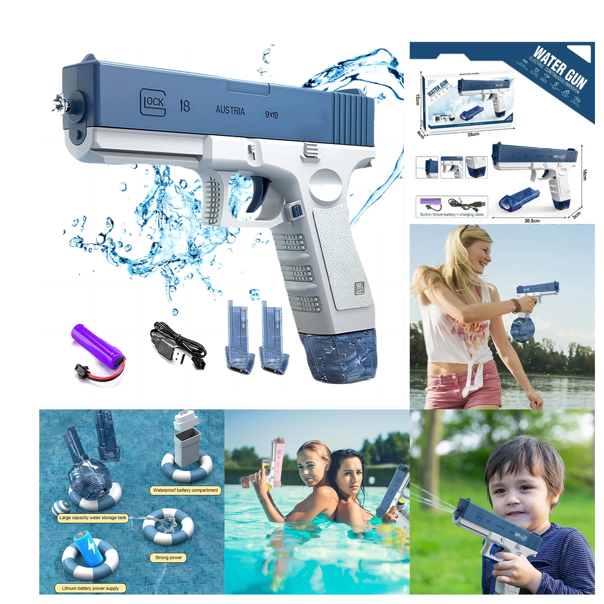 450CC Of Water Cip Electric Water Gun 1