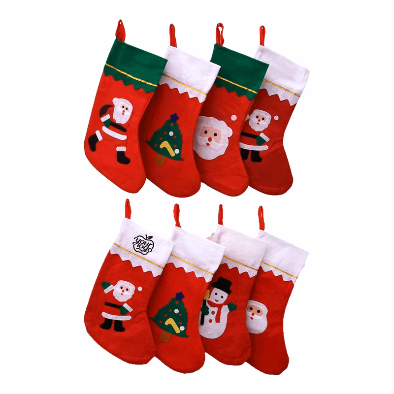Eco-Friendly Thick Non-Woven Christmas Stocking