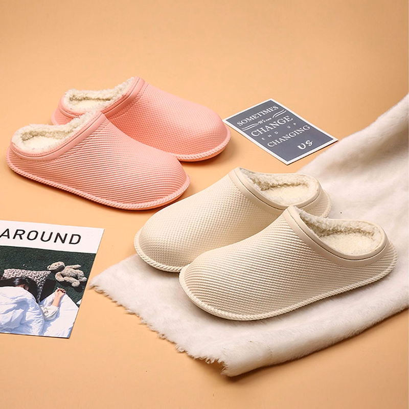 Velvet Insulation Anti Slip Thick Sole No Need For Slippers