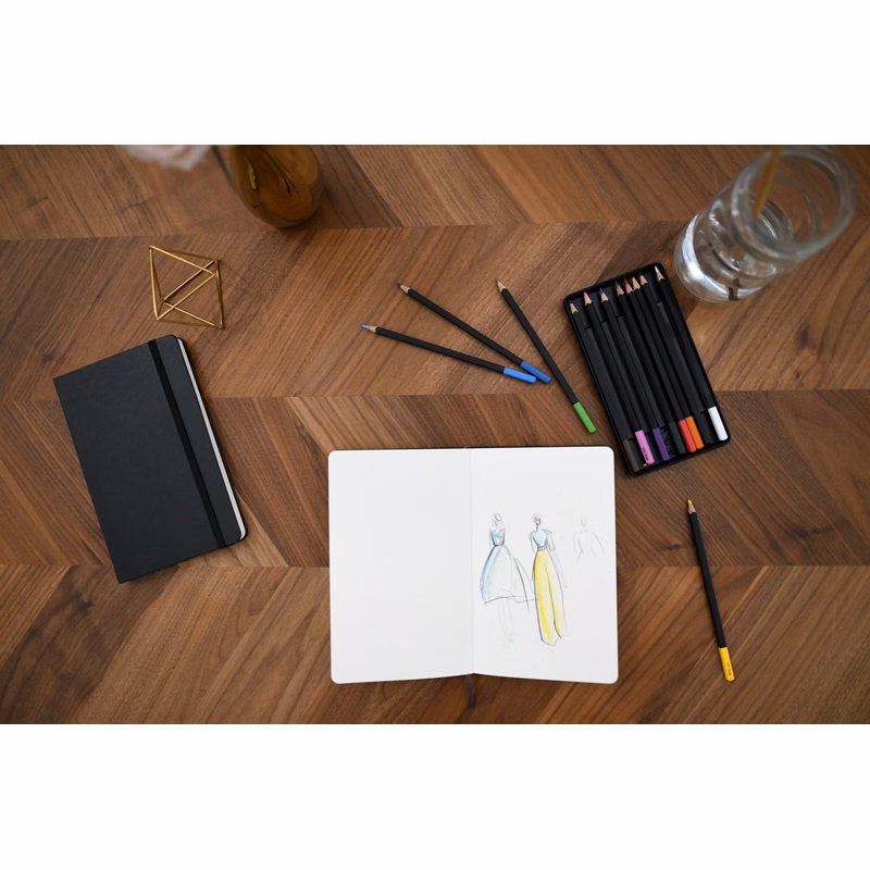Moleskine® Coloring Kit - Sketchbook and Watercolor Pencils