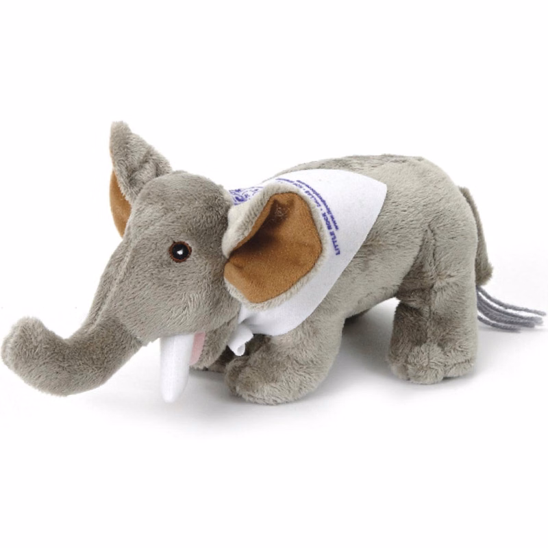 9" Realistic Stuffed Animal- Real Elephant