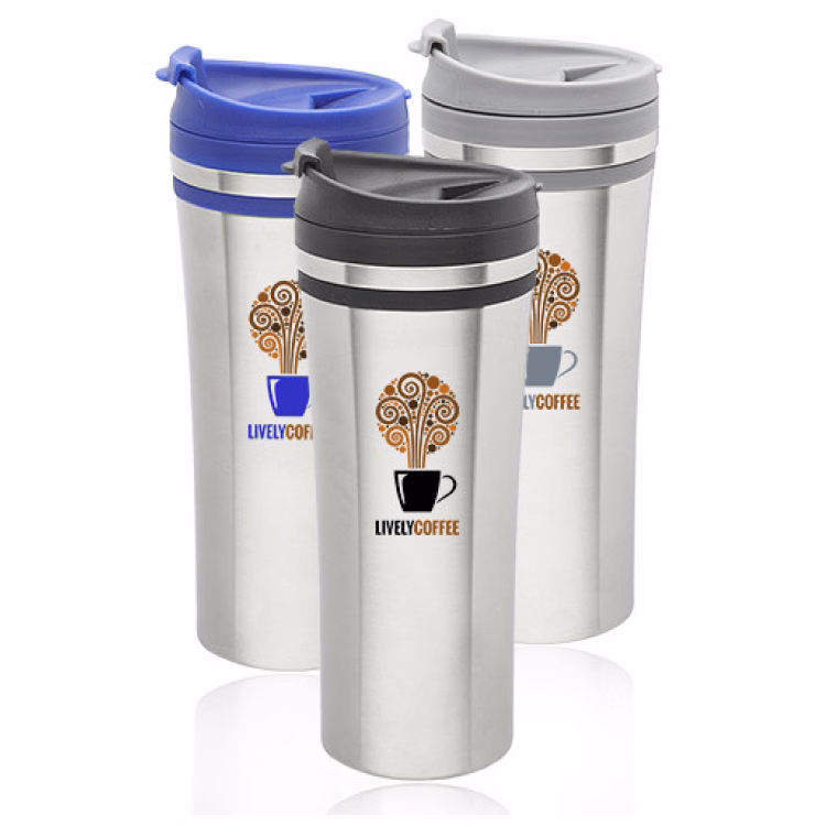 15 oz. Insulated Stainless Steel Travel Mug - BPA Free