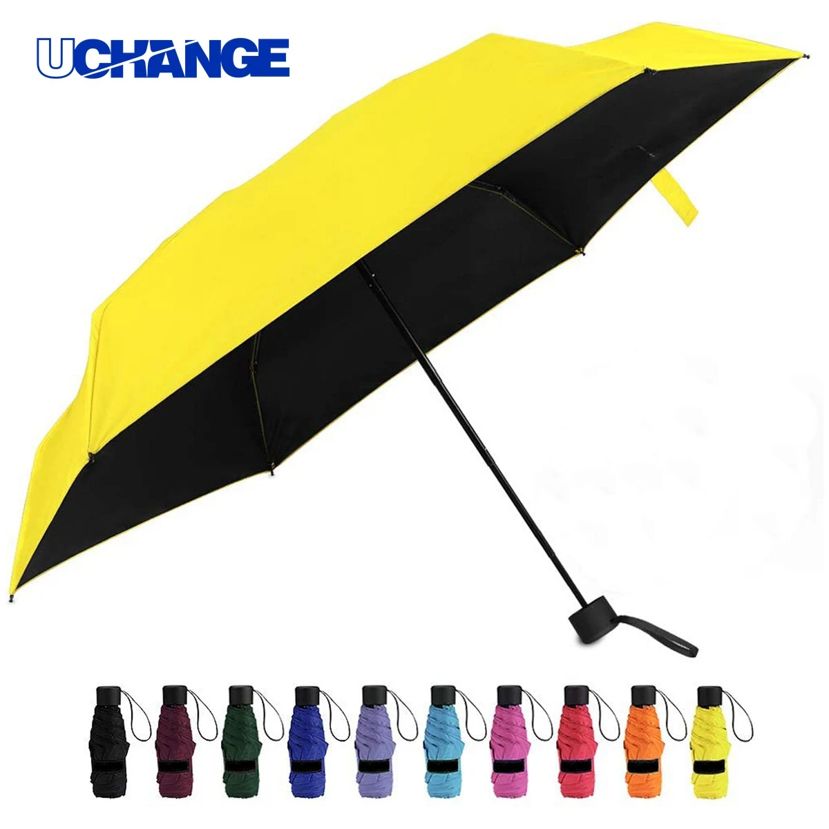 Mini Umbrella Wind Resistant Compact Folding 1