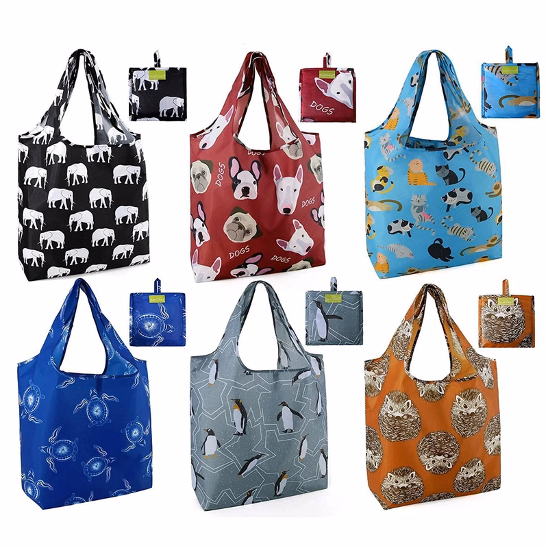 Washable Durable Lightweight Foldable Shopping Tote Bag