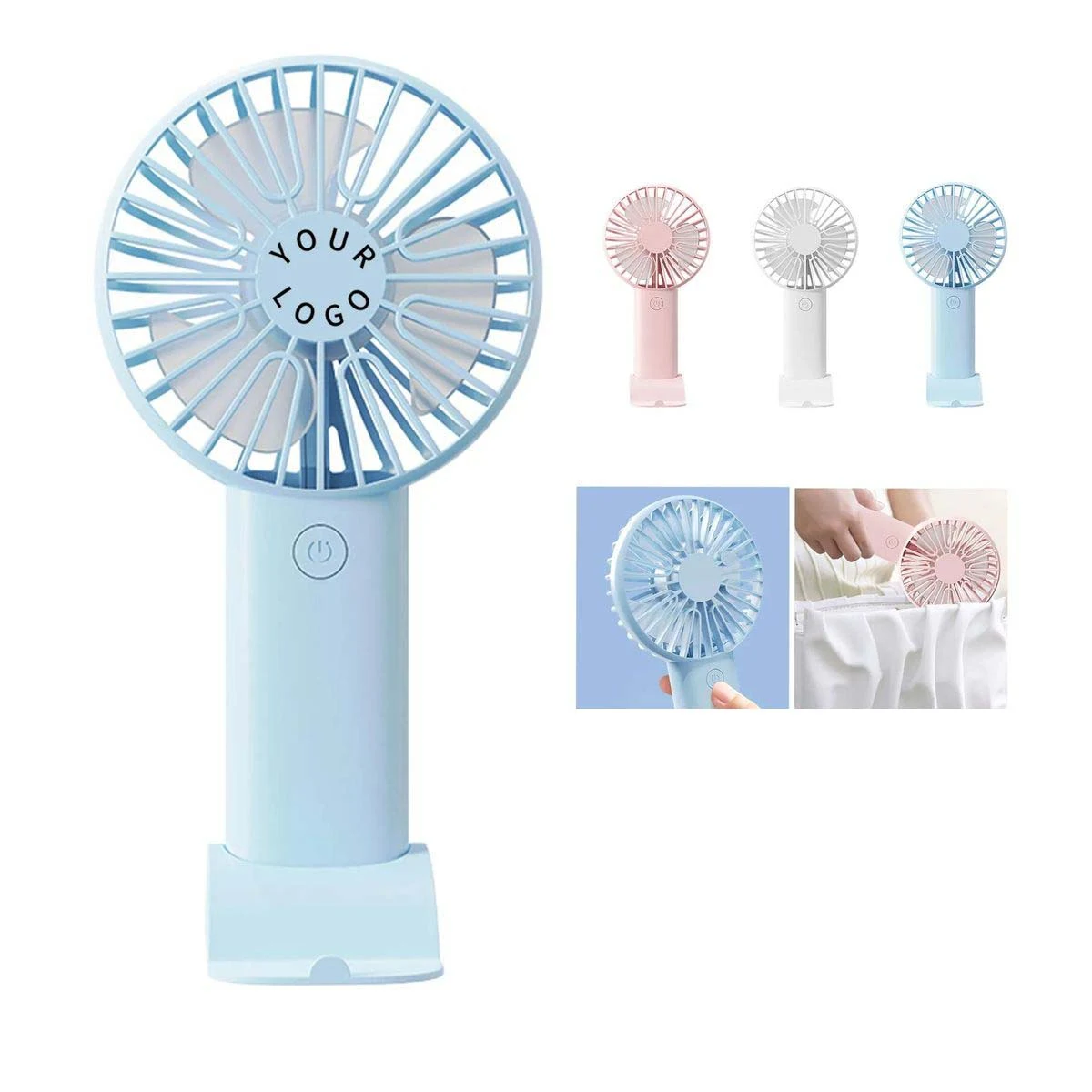 Handheld Fan with Large Blades and Quiet Motor 1