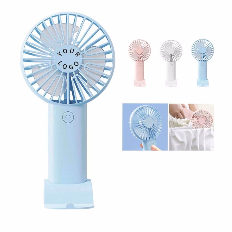 Handheld Fan with Large Blades and Quiet Motor