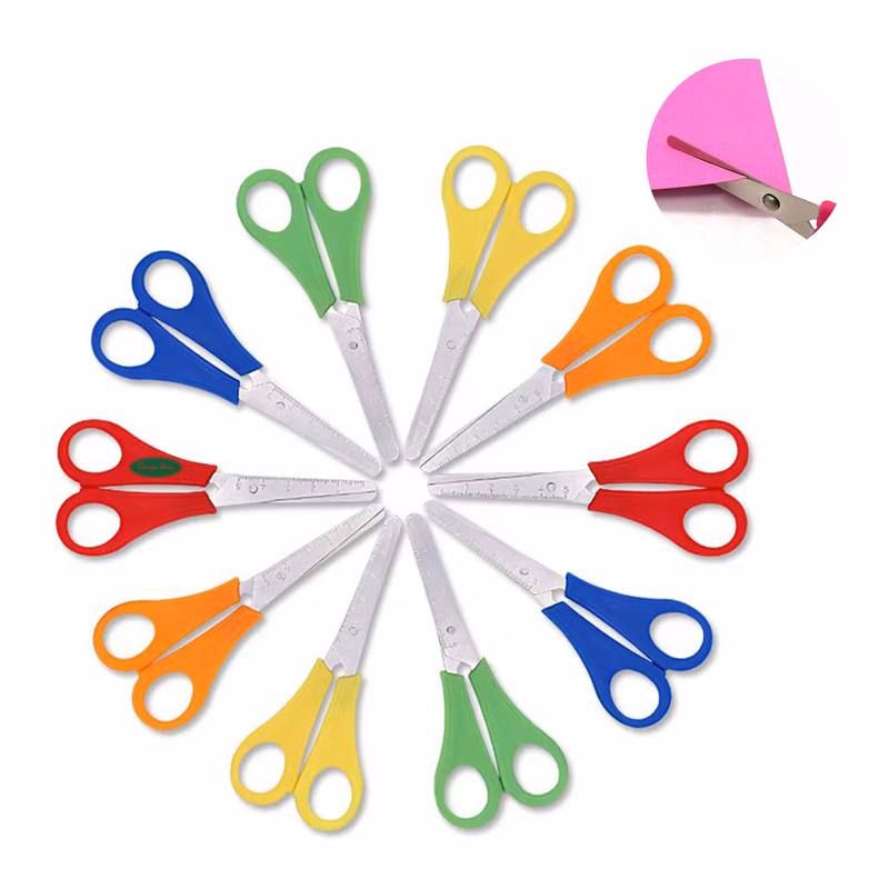 Children's Safety Scissors with Ruler Markings