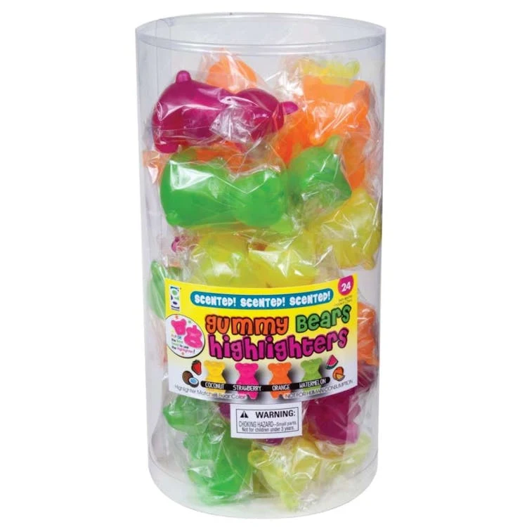 Gummy Bear Scented Highlighters 24/Tb 1