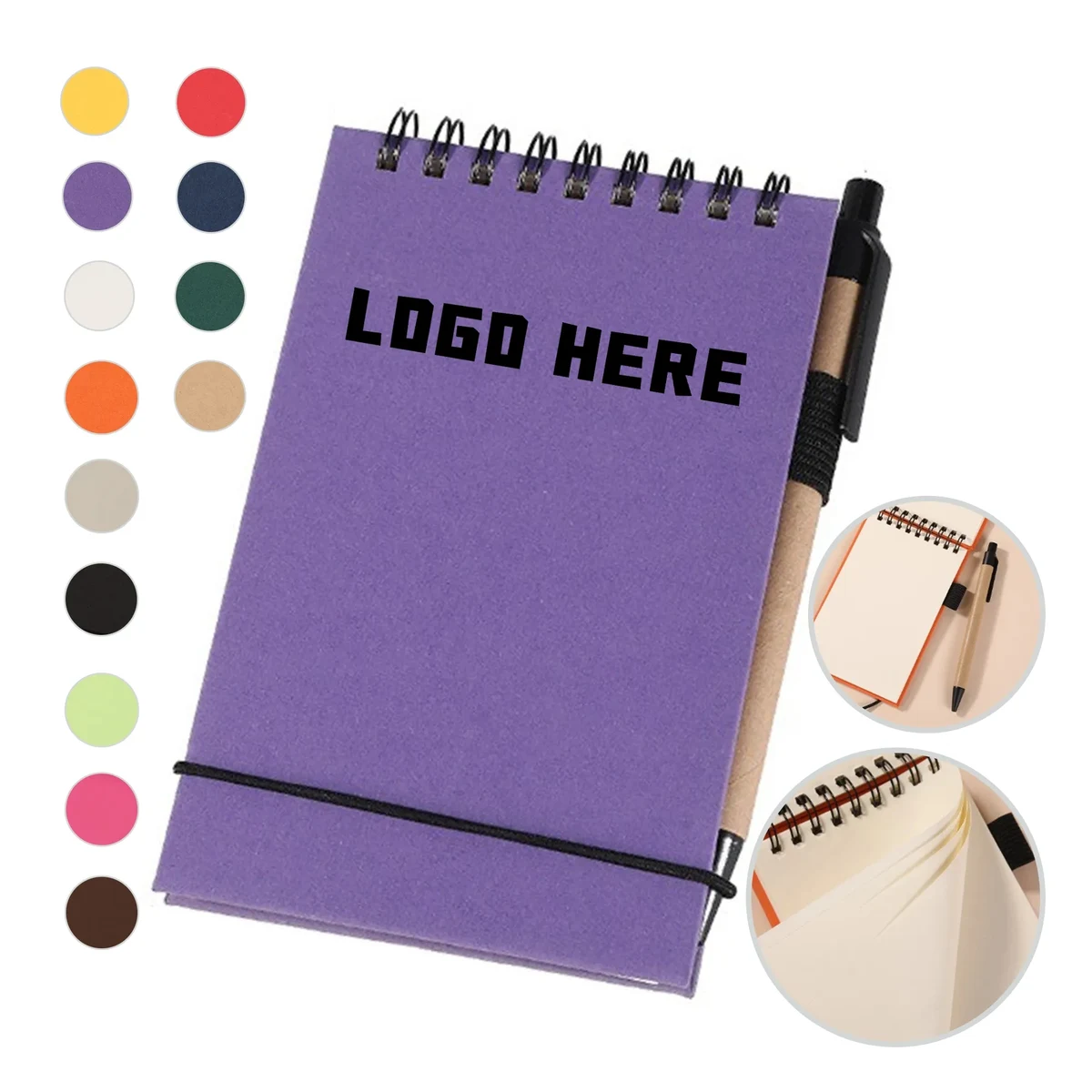 Mini Pocket Notebook With Pen 1
