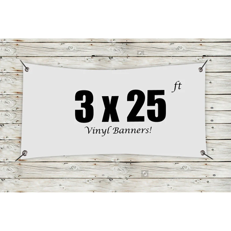 Custom 3' x 25' Vinyl Banners 1