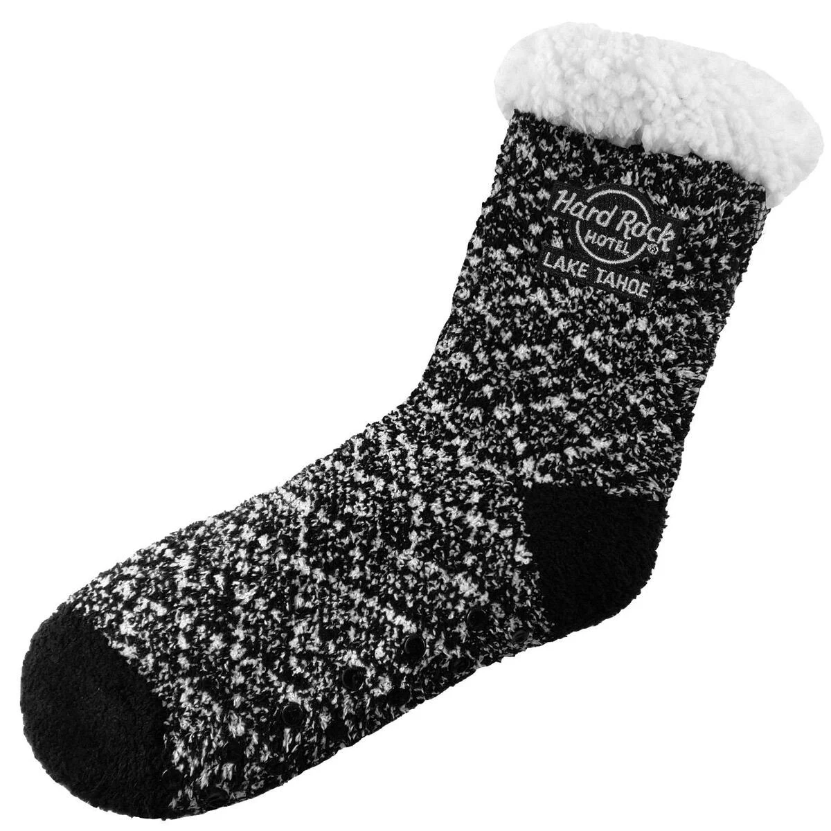 Sherpa Lined Fuzzy Feet Crew Socks 1