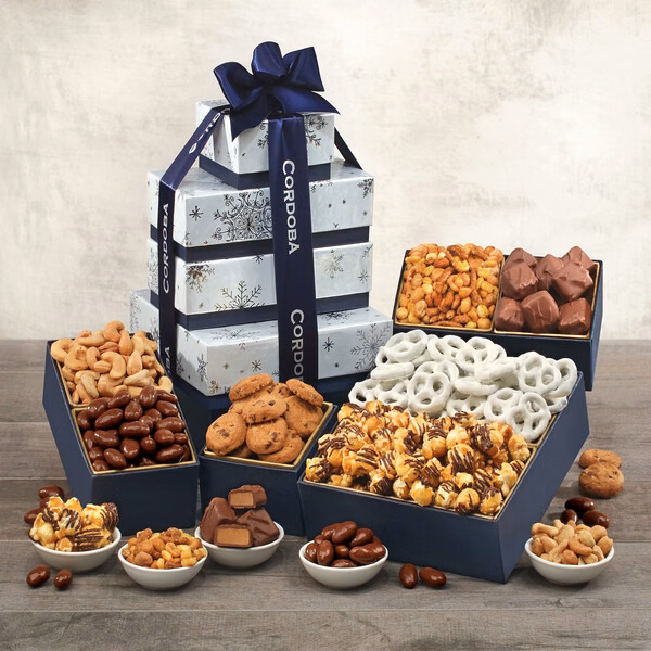 Grand Gourmet Snowflake Tower