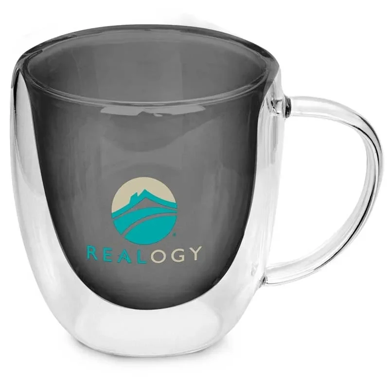 Double Wall Glass Mug 8.5 oz. 1