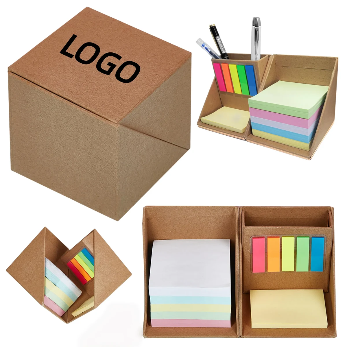 Multifunctional Creative Folding Sticky Note Box 1