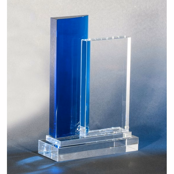 Contemporary Vistas Crystal Infinity, Blue Award