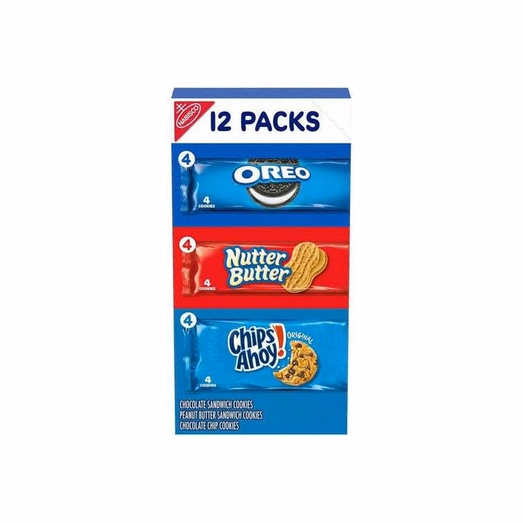 Assorted Cookie Packs - 12 Pack