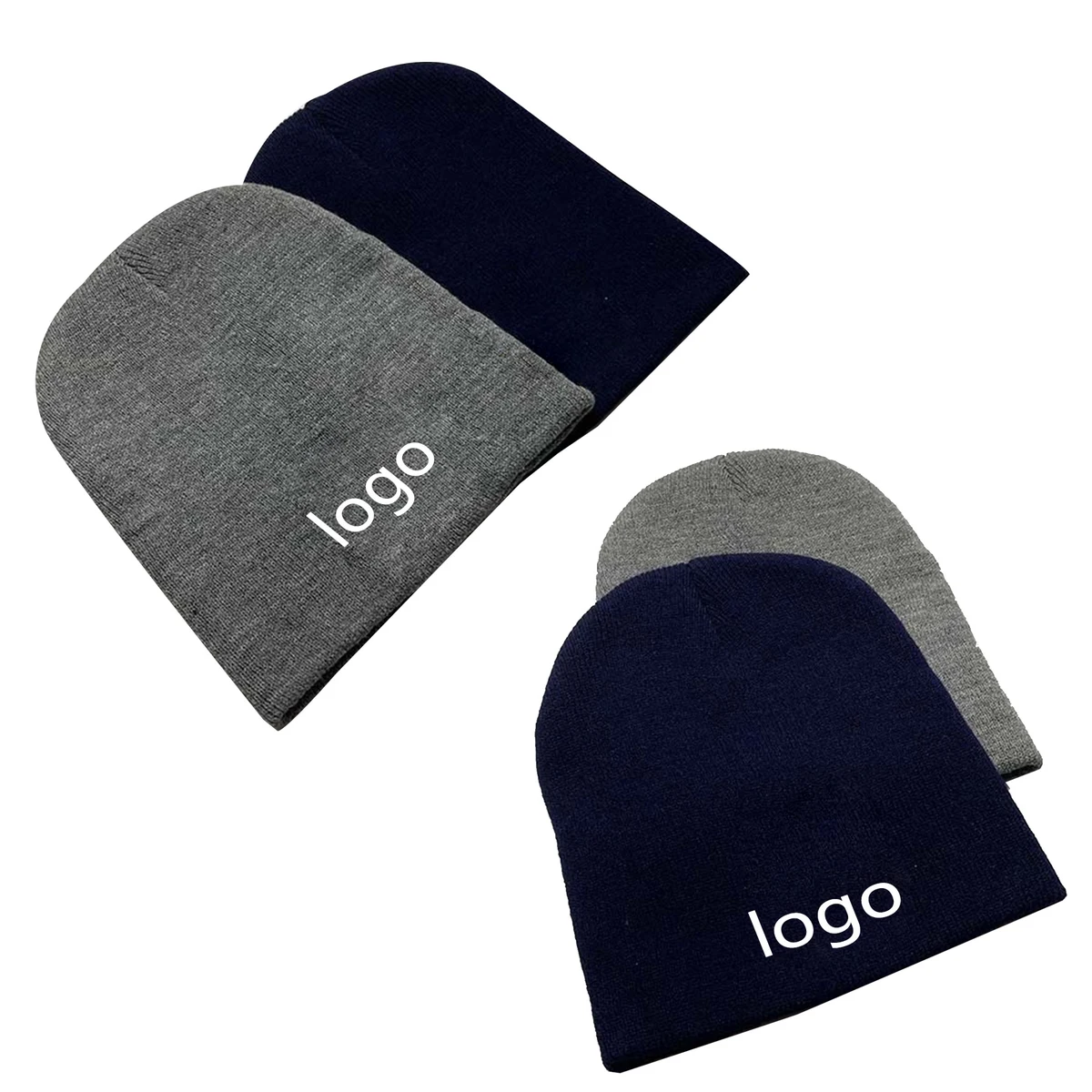 Knit Beanie No Cuff 1