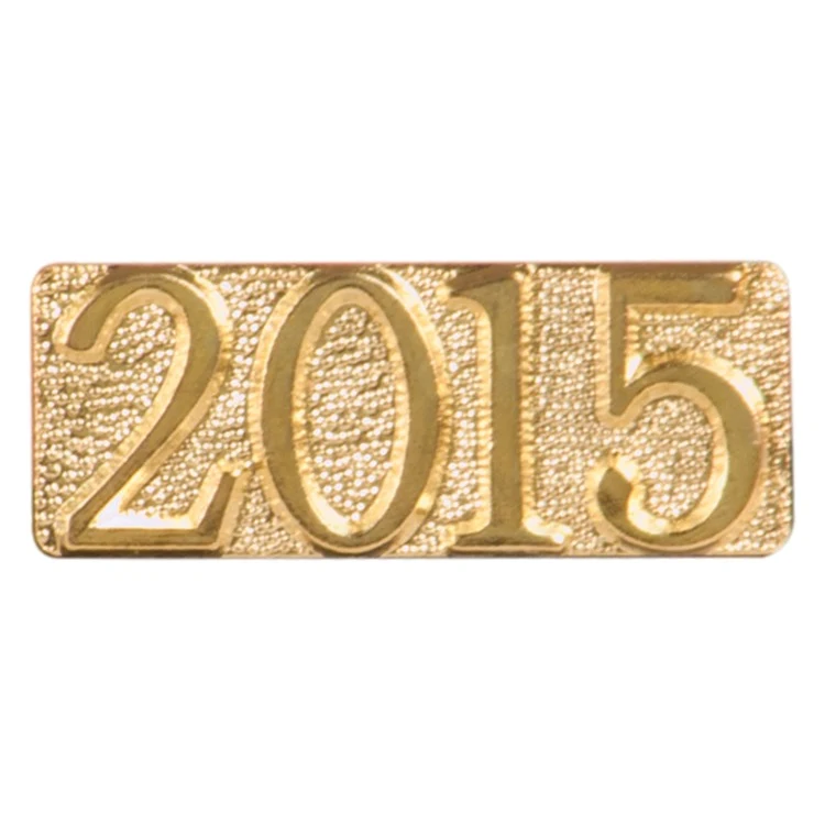 2015 Metal Chenille Letter Insignia Pin 1