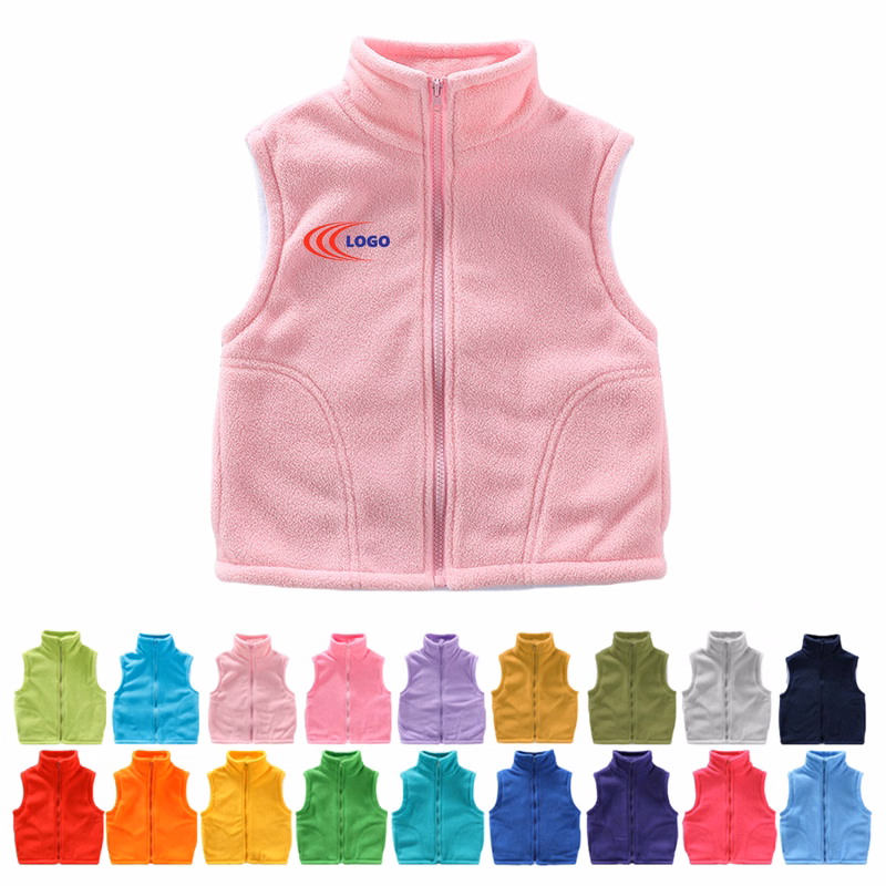 MOQ20 Kid Polar Fleece Vest Jacket
