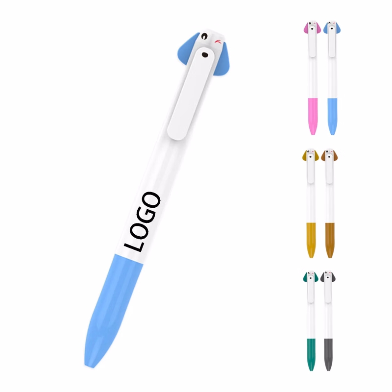Plastic Ballpoint Pen Cute Puppy Customizable
