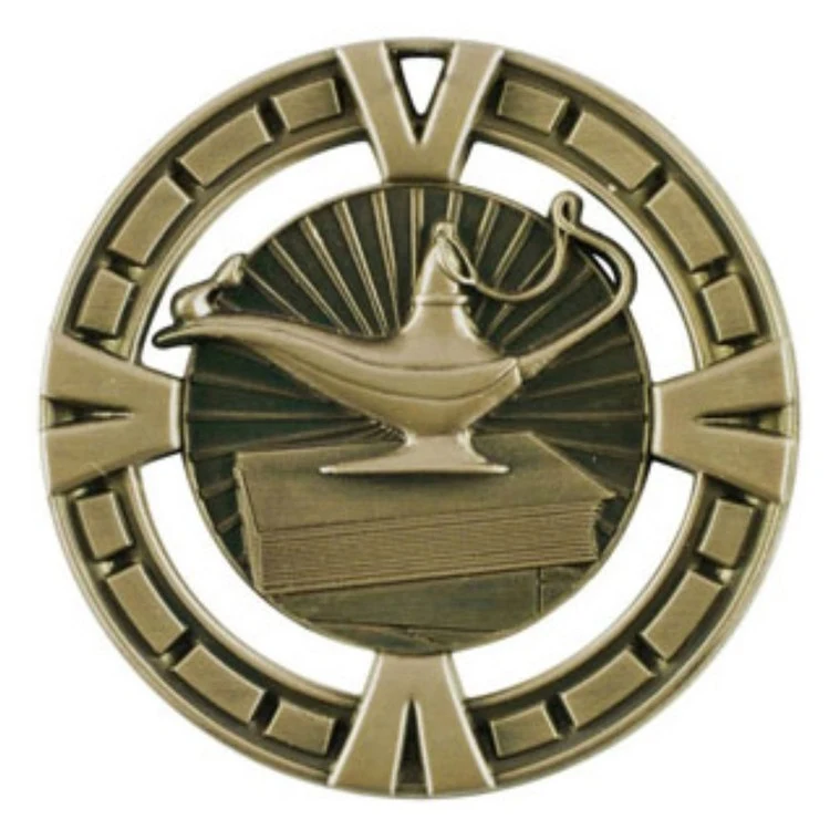 2-1/2" Lamp of Knowledge BG Medal 1