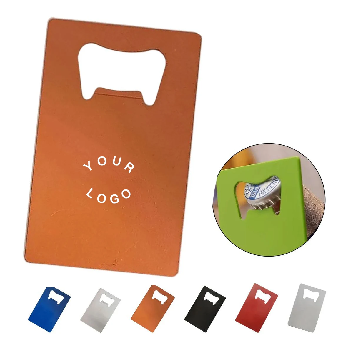 Credit Card Shape Steel Bottle Opener 1