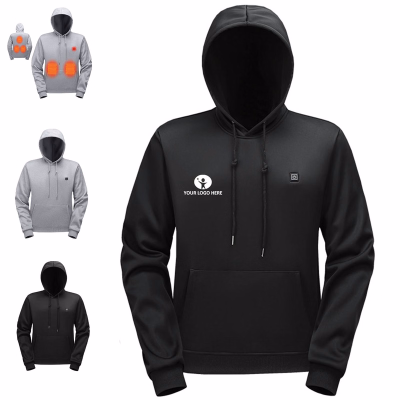 USB Heated Hoodie Sweatshirt