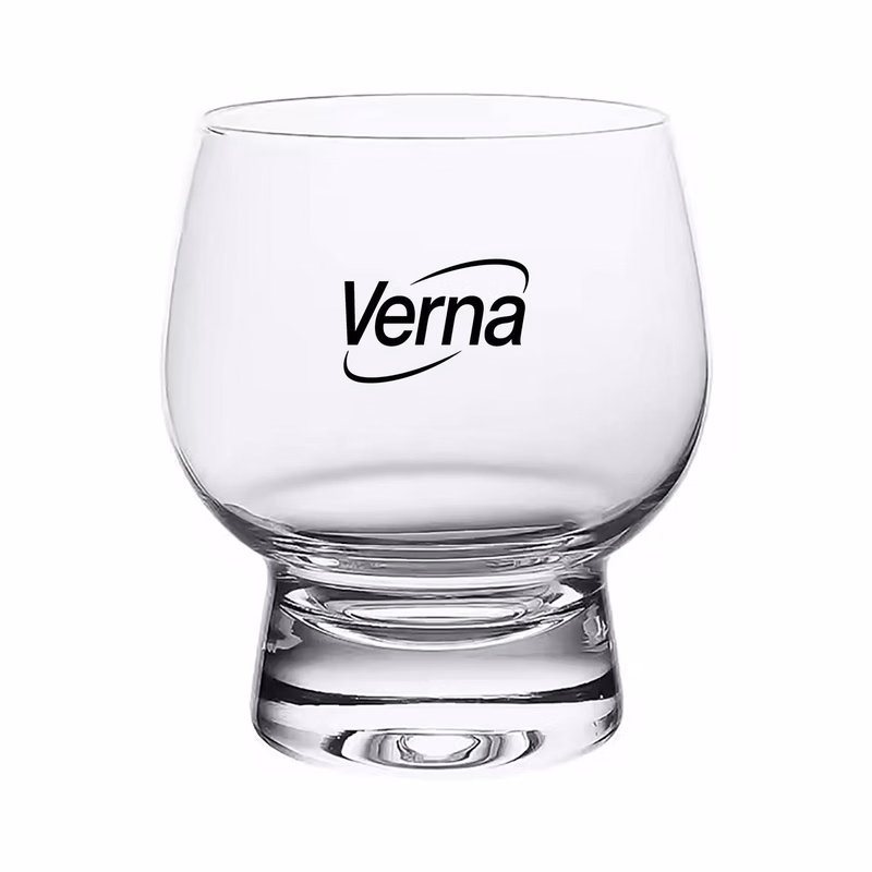 13oz Heavy Base Curved Drinking Glass