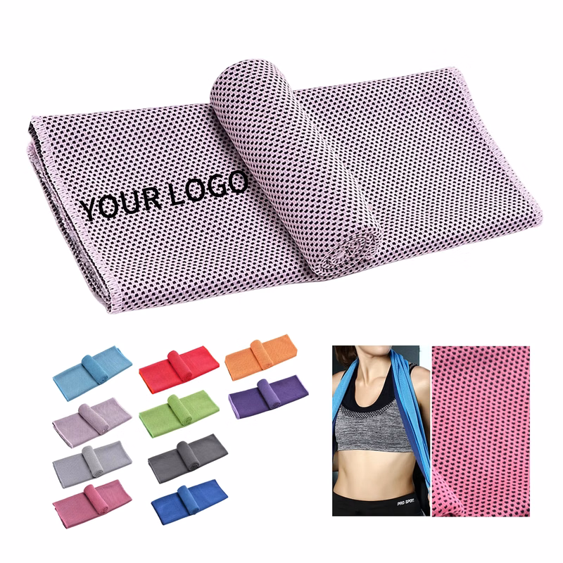 39.3 Inch Polyester Cooling Towel Lightweight Practical Design