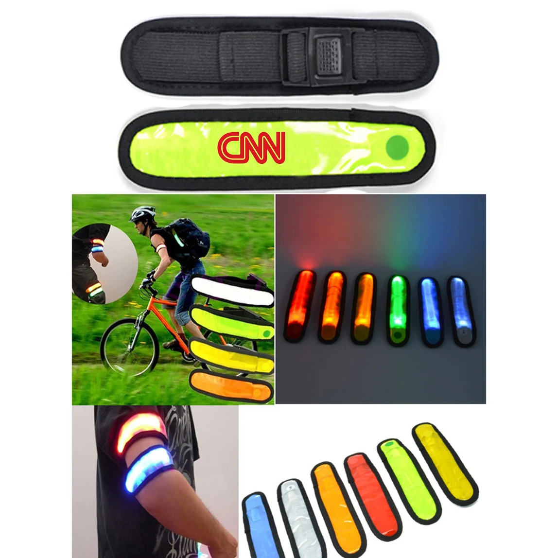 Flashing LED Light Armband 1
