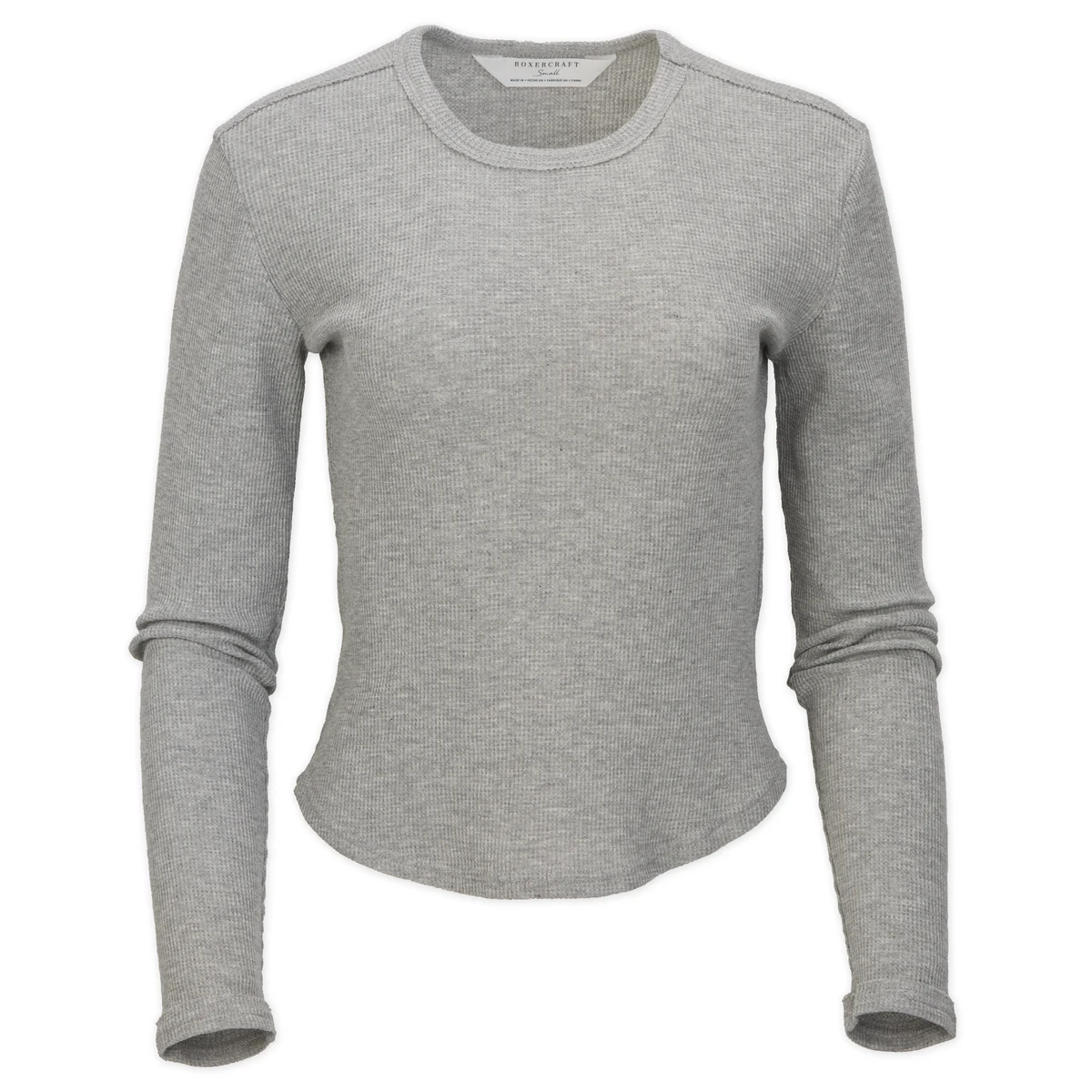 BOXERCRAFT WAFFLE KNIT BABY LONG SLEEVE TEE 1
