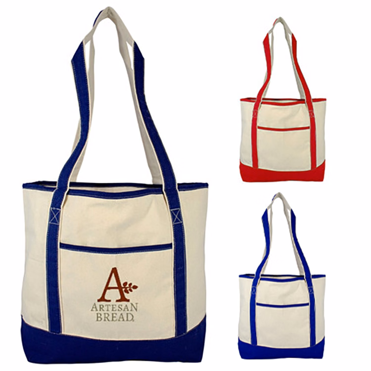 Colorful Cotton Boat Tote