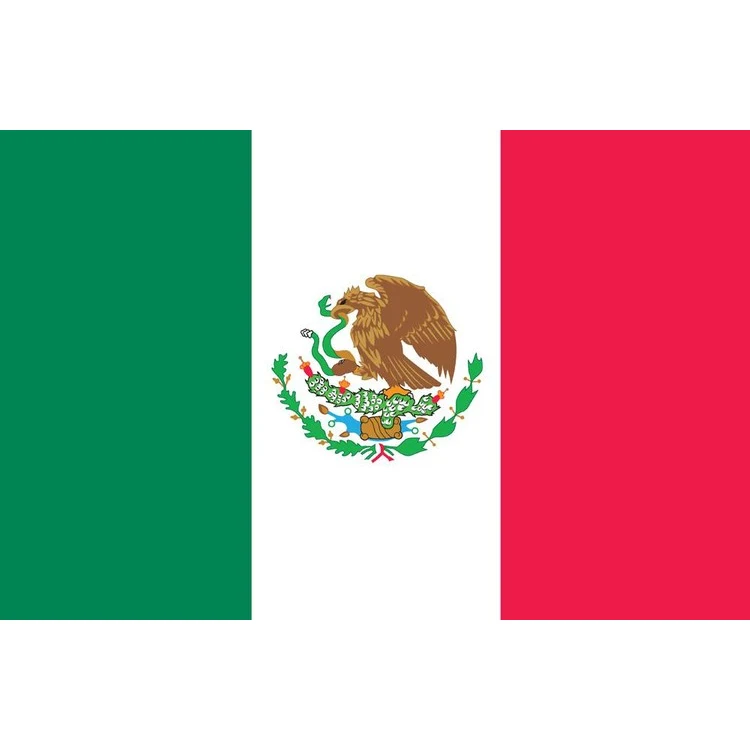 Mexico Flag - 4' x 6' - Nylon 1