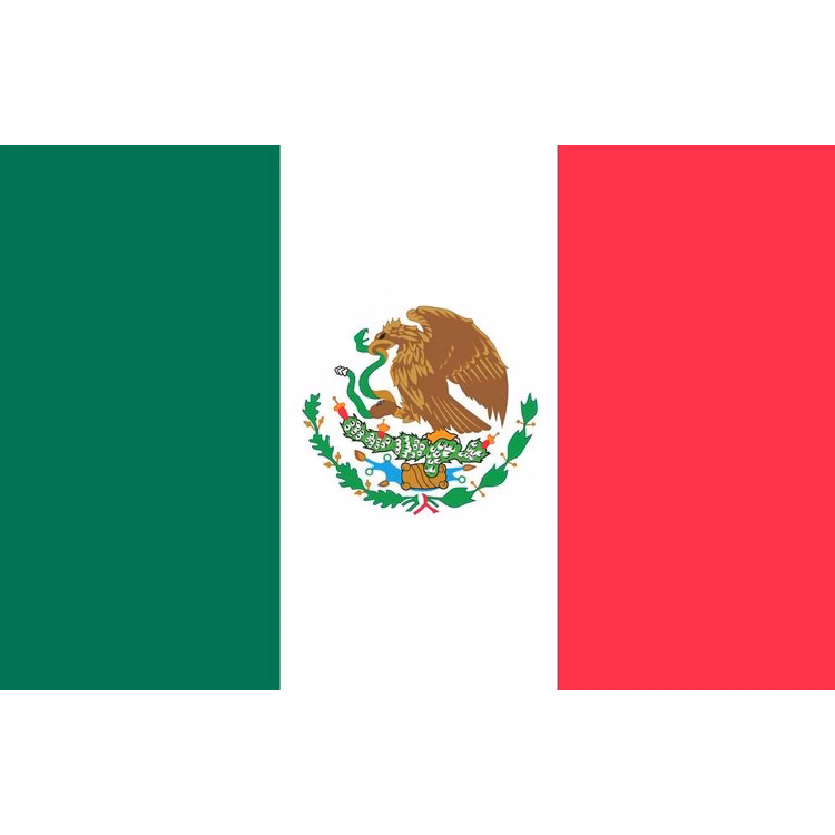 Mexico Flag - 3' x 5' - Nylon