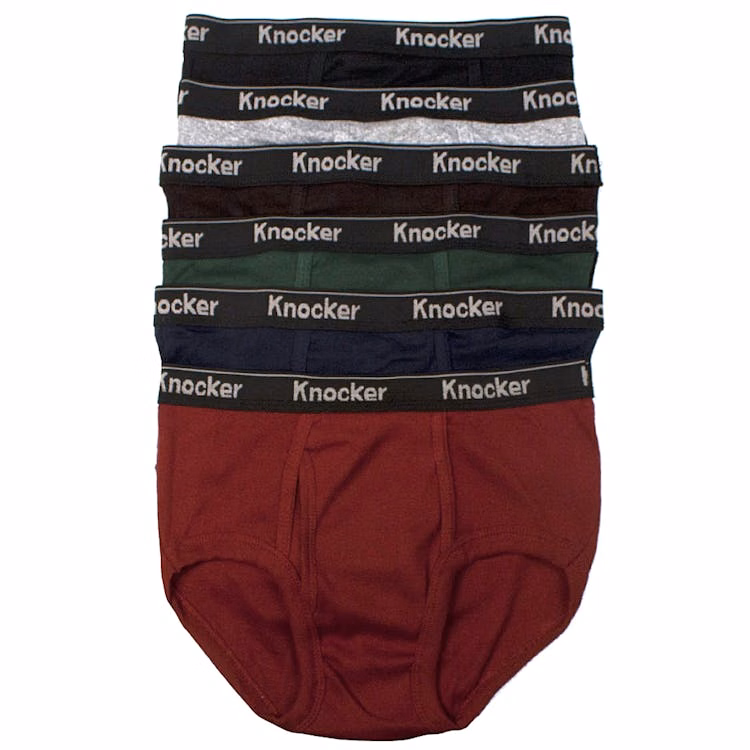 Men's Color Band Briefs - Small Assorted Colors