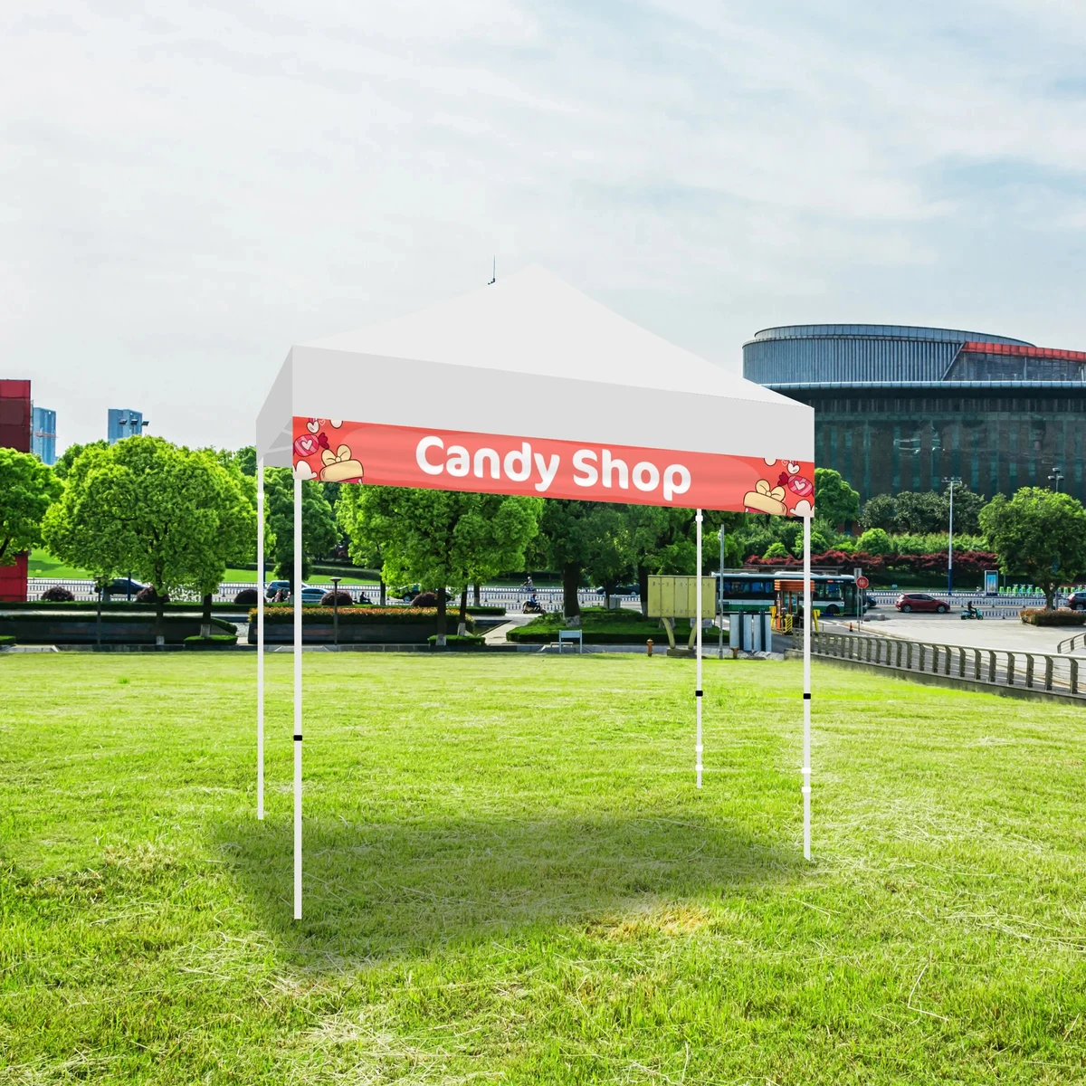 10x10 TENT VALANCE BANNER 1