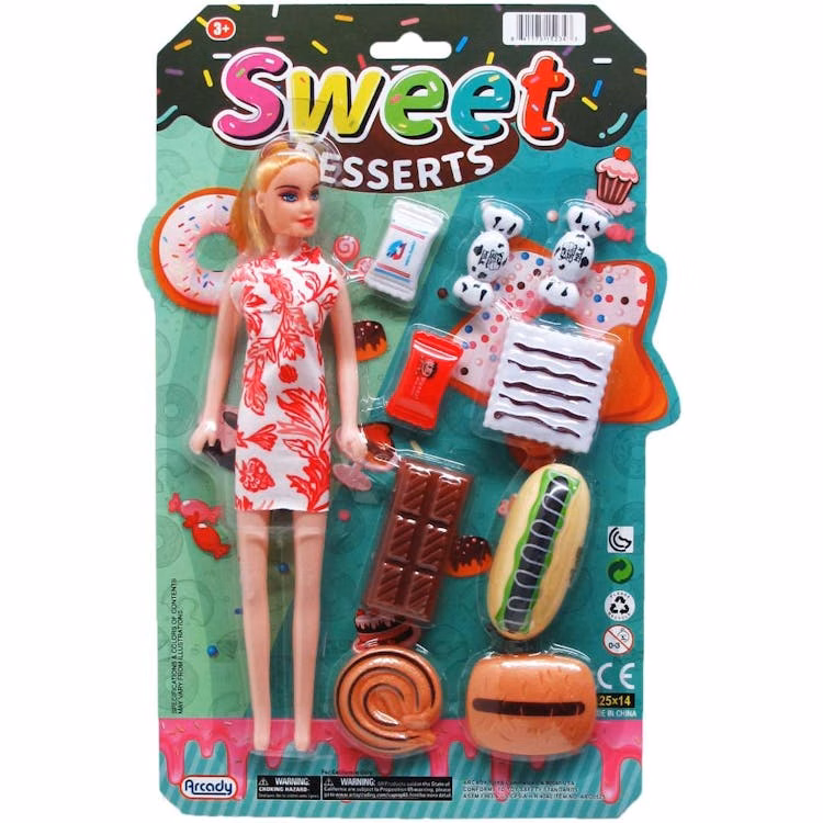 Fashion Dolls with Accessories Assorted - 10.25"