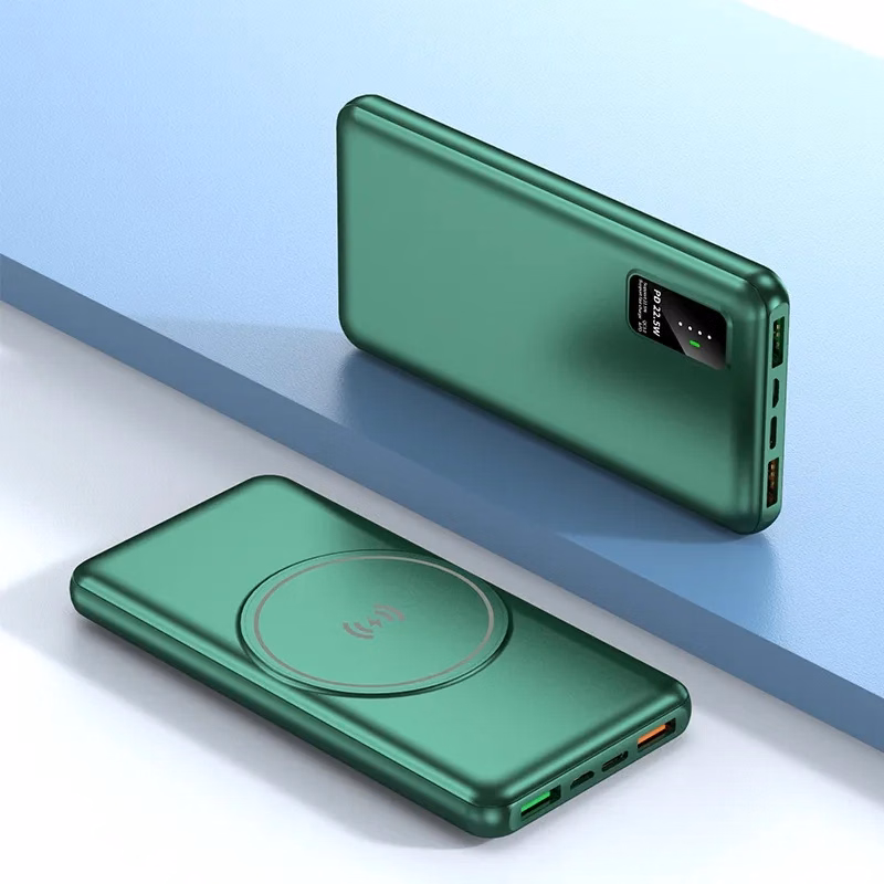10000mAh Wireless Power Bank with LED Digital Display