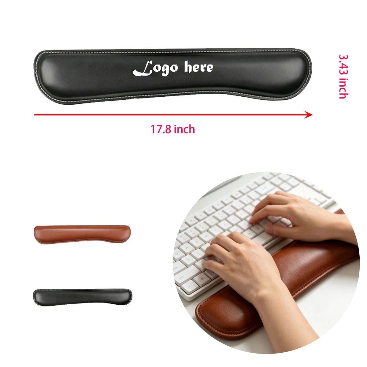 PU Keyboard Wrist Rest 1