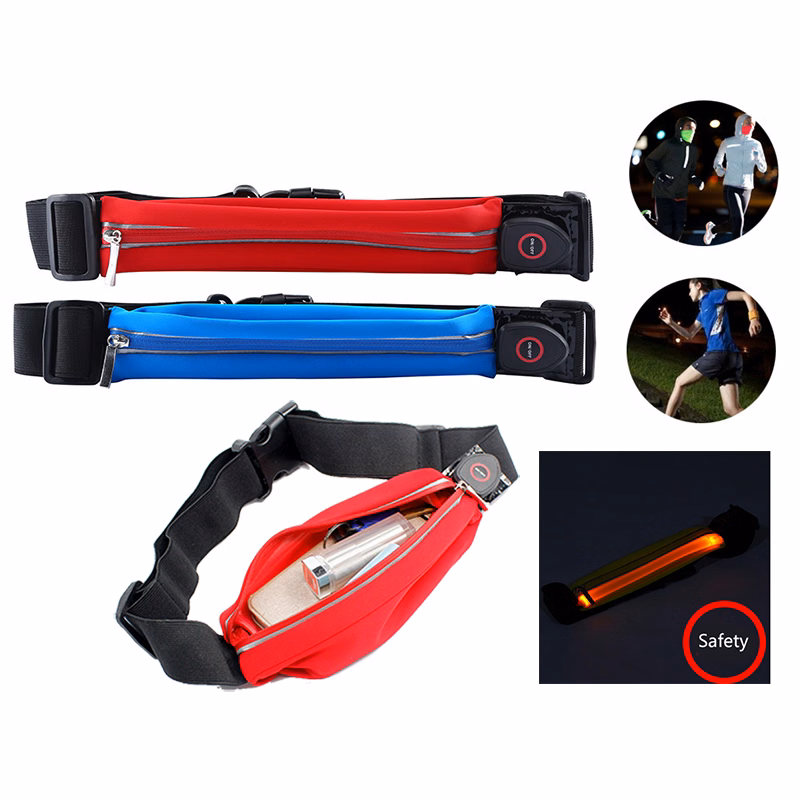 LED Running Flash Fanny Pack