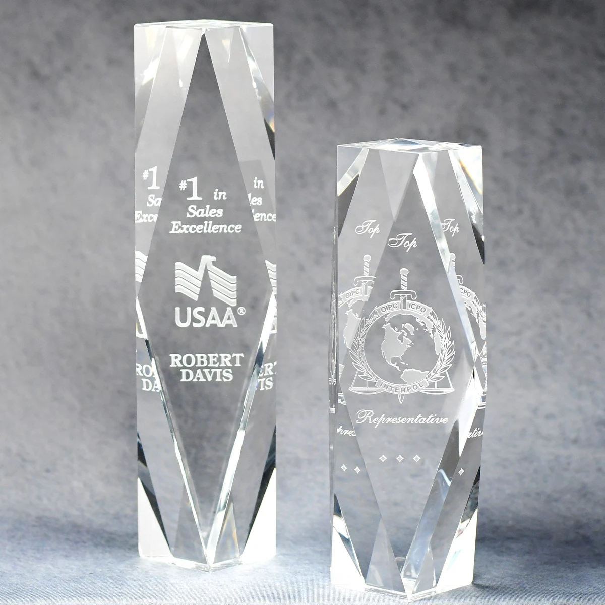 Multi-Faceted Optic Crystal Tower 1