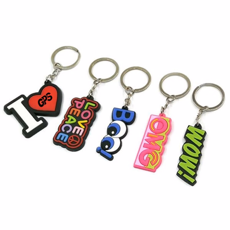 Custom Shape Soft PVC Keychain Fob