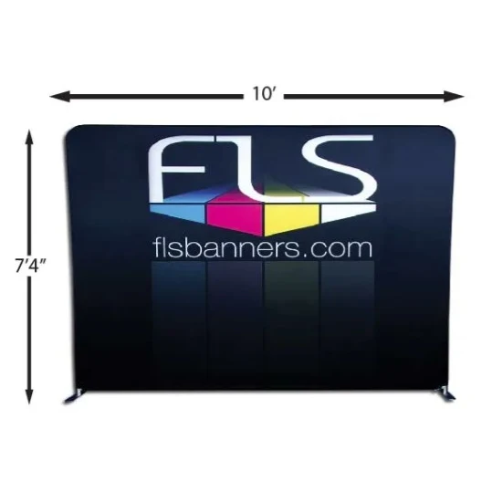 10' Pillowcase Straight Tension Frame Backdrop 1