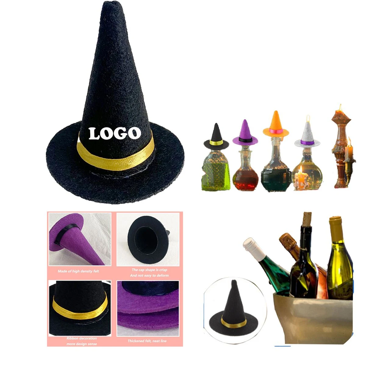 MOQ 10 pcs Bottle Topper Hat 1