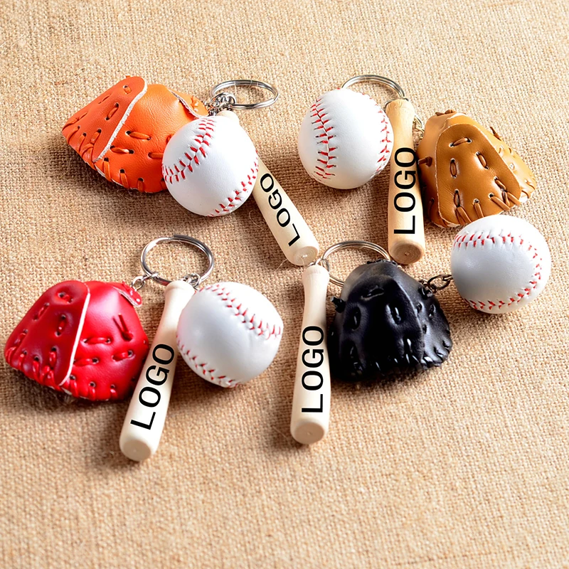 Baseball Glove Key Ring 1