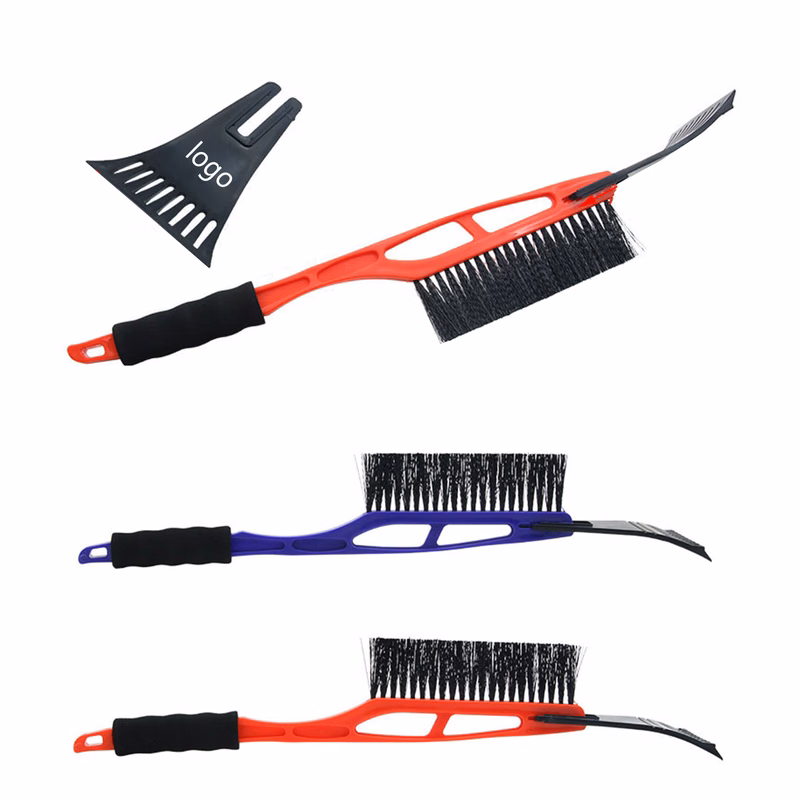 2-in-1 Car Scraper Windshield With Brush